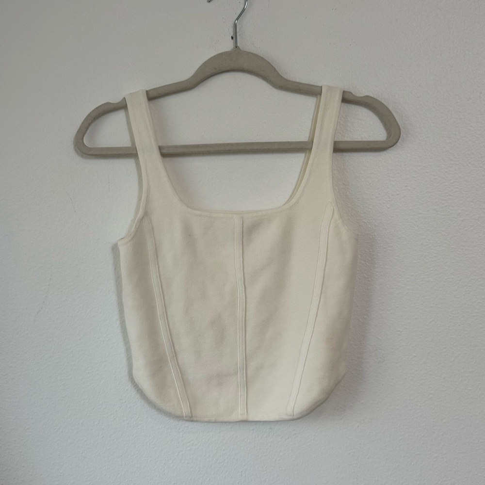 Promise Cream Crop Top